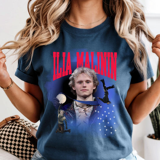 Comfort Colors® Ilia Malinin Shirt – Quad Jump Legend Ice Skating Fan Tee