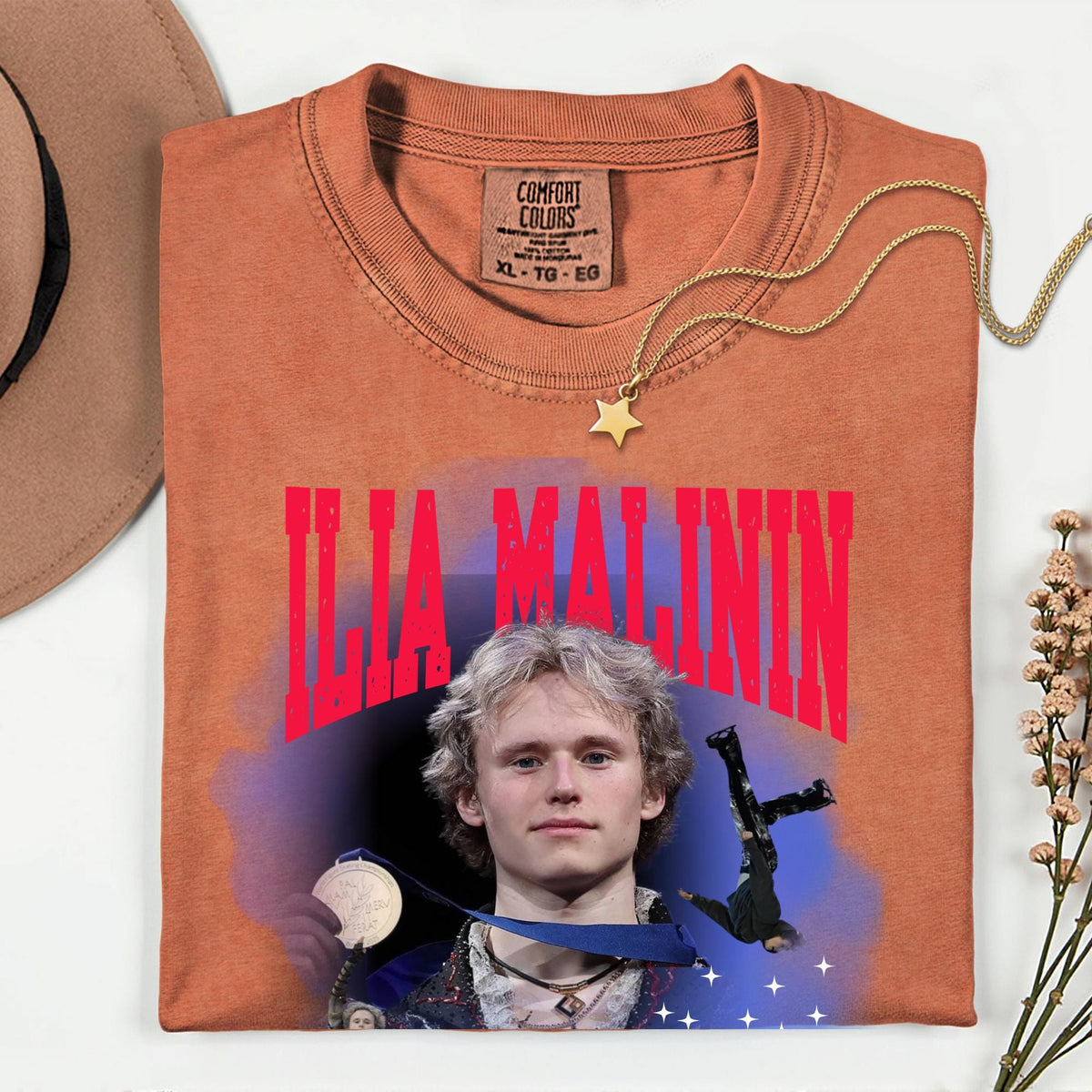 Comfort Colors® Ilia Malinin Shirt – Quad Jump Legend Ice Skating Fan Tee