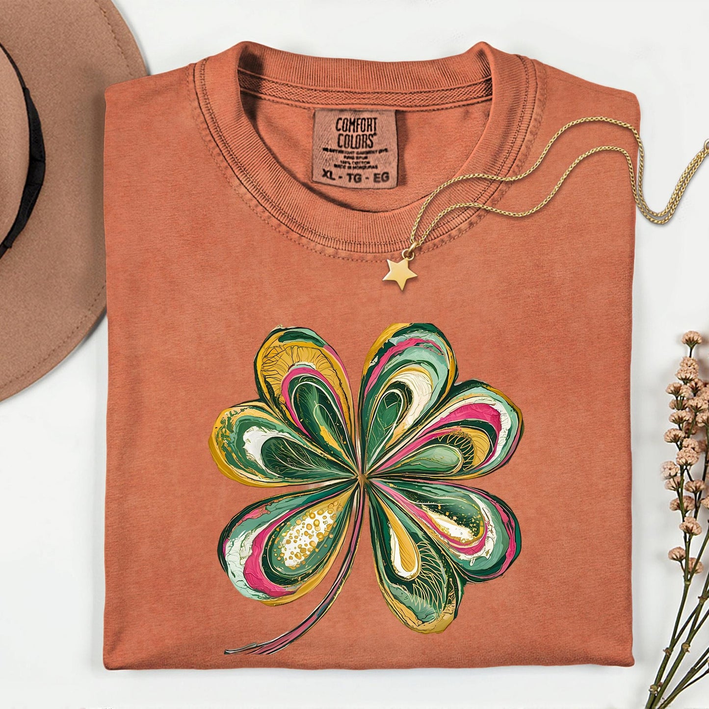 Comfort Colors® Retro Shamrock Shirt, Womens Shenanigans Tee, Cute St Patricks Day Gift