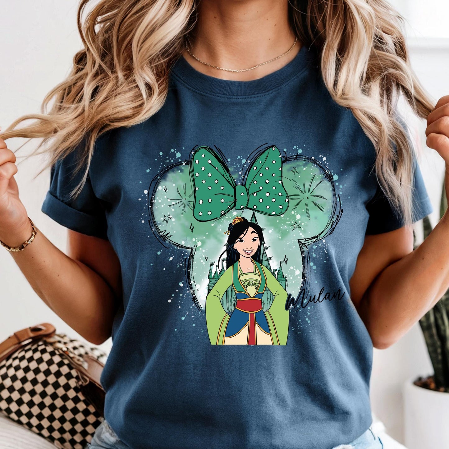Watercolor Disney Princess Shirt Comfort Colors® Minnie Ears Princess Disney T-shirt, Birthday Girl Trip Tee