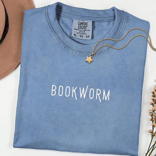 Cozy Bookworm Comfort Colors® Tee, Reading Lover Shirt, Librarian Outfit, Book Club Apparel, Teacher Reading Gift