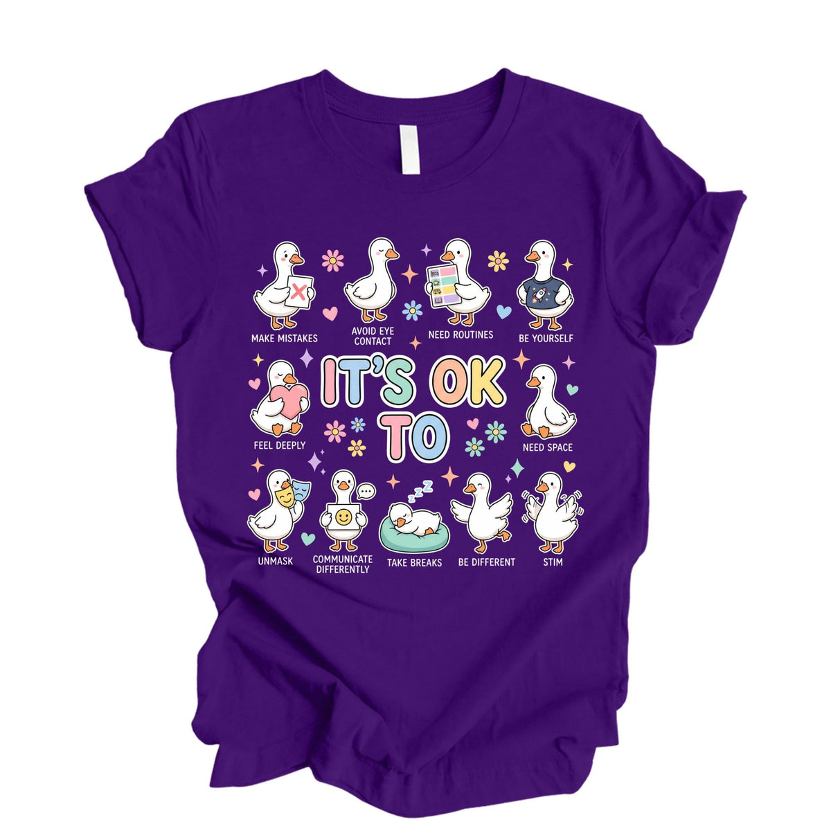 It's Okay to Silly Goose Shirt, Gift for Autism Teacher Shirts, Special Education Autism