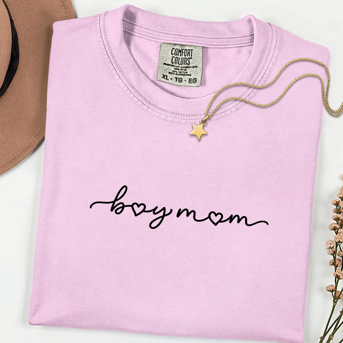 Comfort Colors® Mama of Boys Shirt, Raising Sons Graphic Tee, Trendy Motherhood Top, Birthday or Mother’s Day Gift for Mom