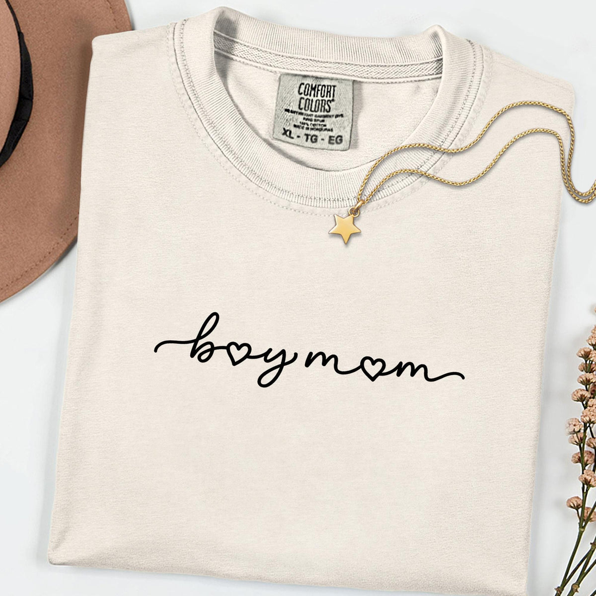 Comfort Colors® Mama of Boys Shirt, Raising Sons Graphic Tee, Trendy Motherhood Top, Birthday or Mother’s Day Gift for Mom