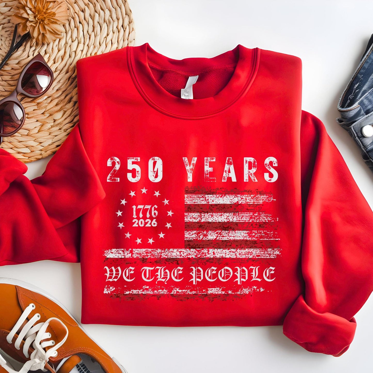 250th America Anniversary Shirt, US 250 Years Sweatshirt, We The People Shirt, Vintage Independence Day Hoodie