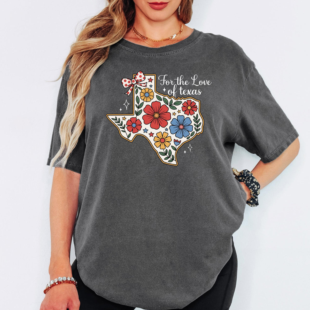 Texas Floral Map Shirt, Vintage Western State Pride Tee,Comfort Colors® Cowgirl Country Graphic Top, Texas Lover Gift
