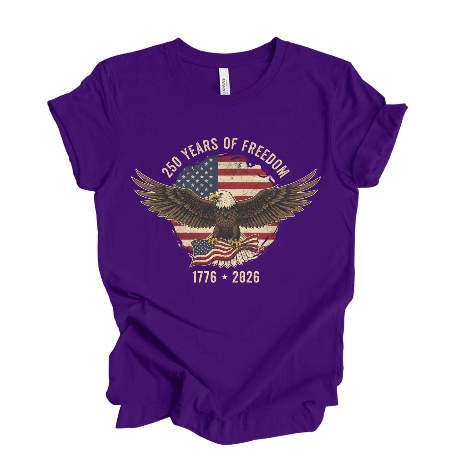 Vintage Usa 250 Shirt, 250 Years of Freedom Shirts, Usa Flag Tee 4th of July Shirt Patriotic Gift