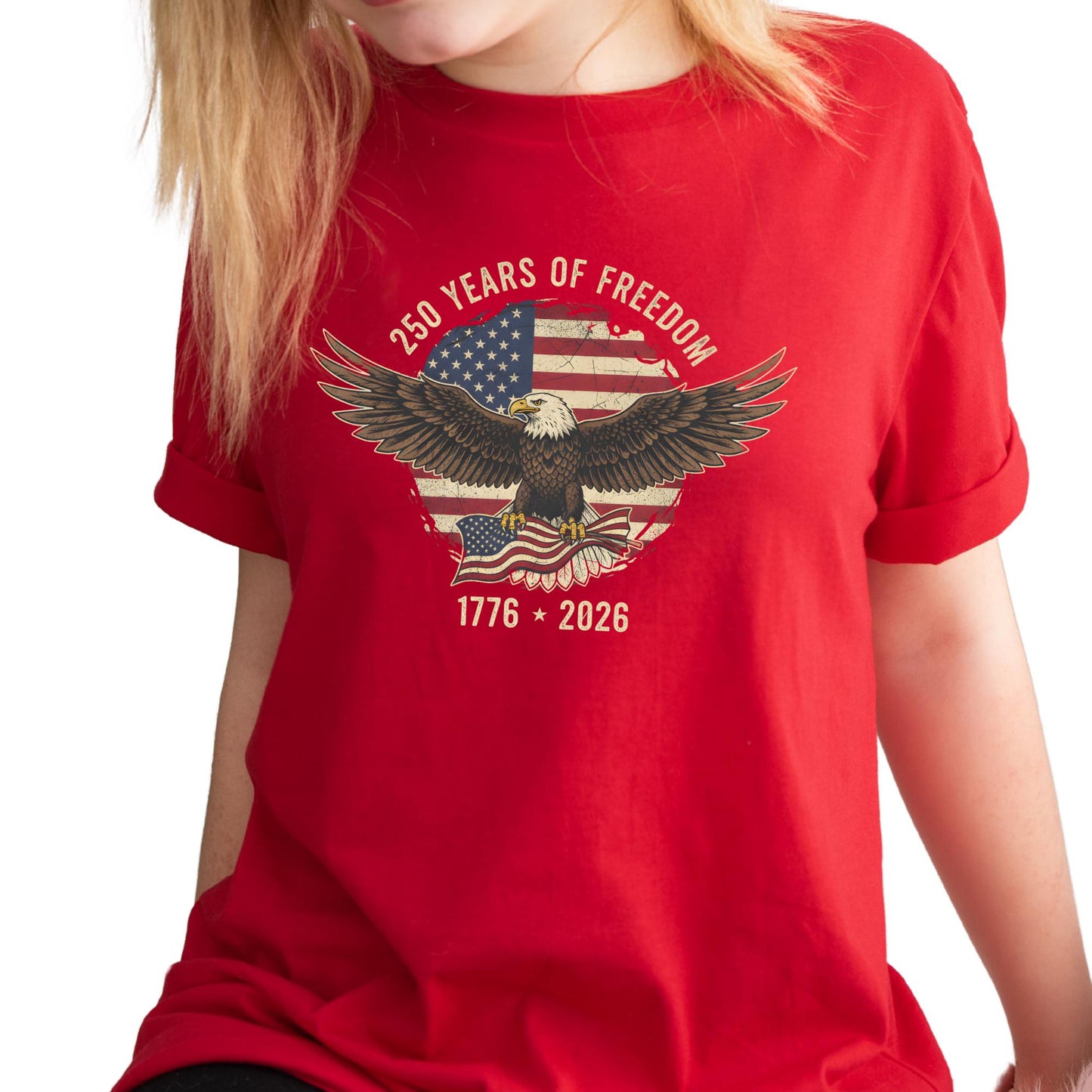 Vintage Usa 250 Shirt, 250 Years of Freedom Shirts, Usa Flag Tee 4th of July Shirt Patriotic Gift