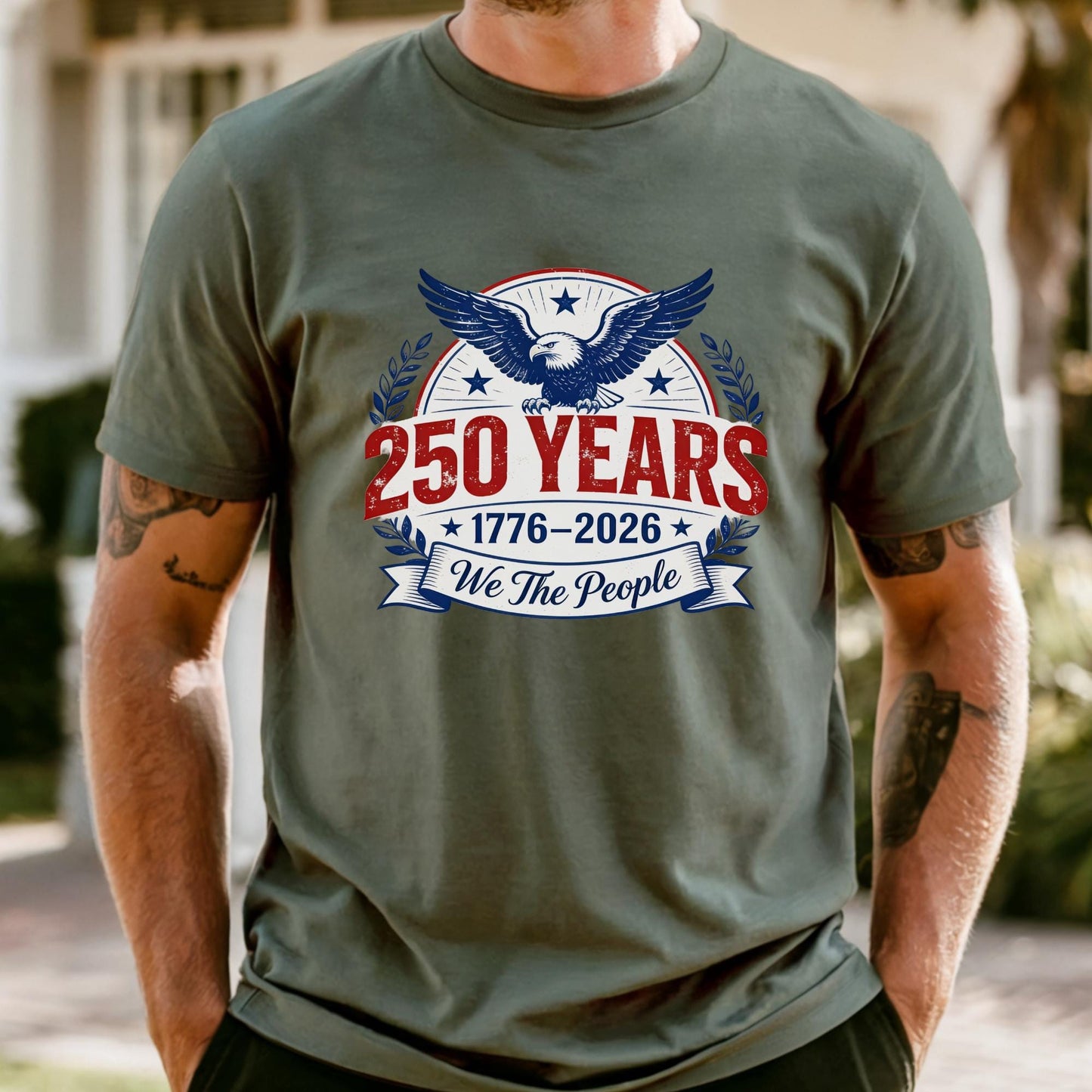 250th America Anniversary Comfort Colors® Shirt – Retro 1776-2026 Patriotic Tee