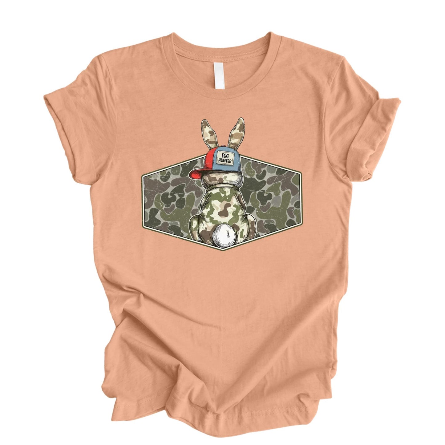 Custom Camo Easter Kids Shirt - Easter Day Toddler Tee - Matching Sibling Cousin Egg Hunting Youth & Toddler Tees