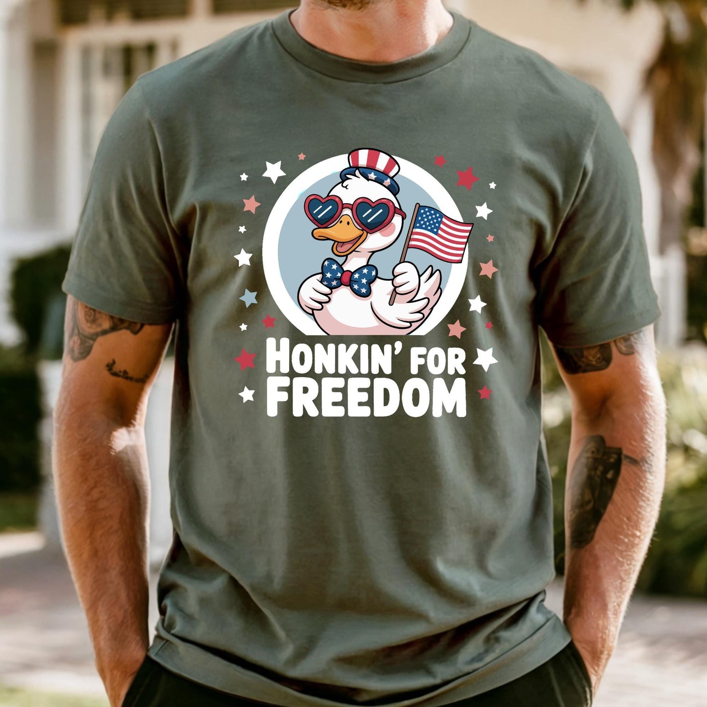 Honkin For Freedom Shirt Comfort Colors® Funny 4th of July T-shirt