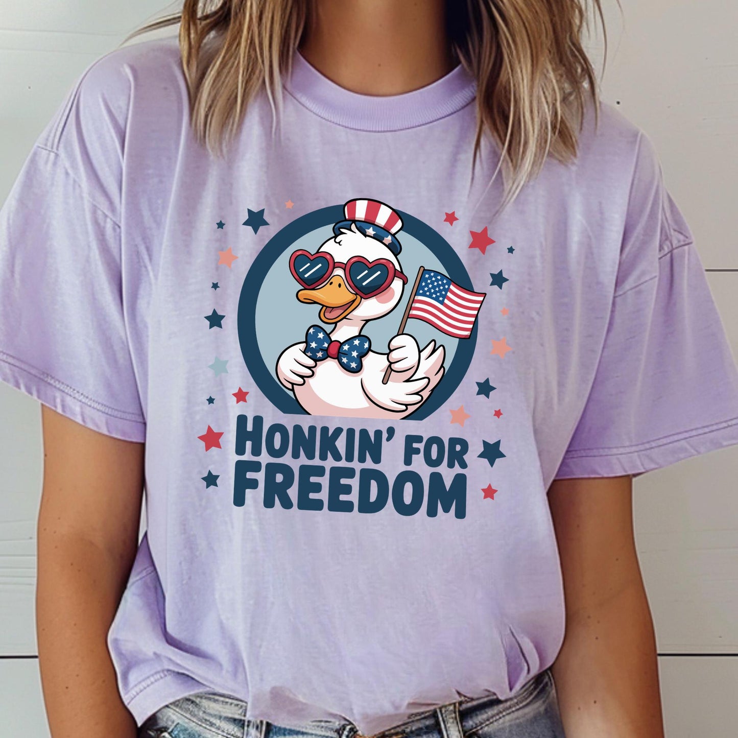 Honkin For Freedom Shirt Comfort Colors® Funny 4th of July T-shirt