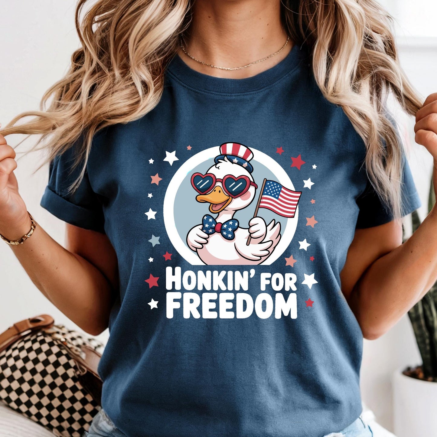 Honkin For Freedom Shirt Comfort Colors® Funny 4th of July T-shirt