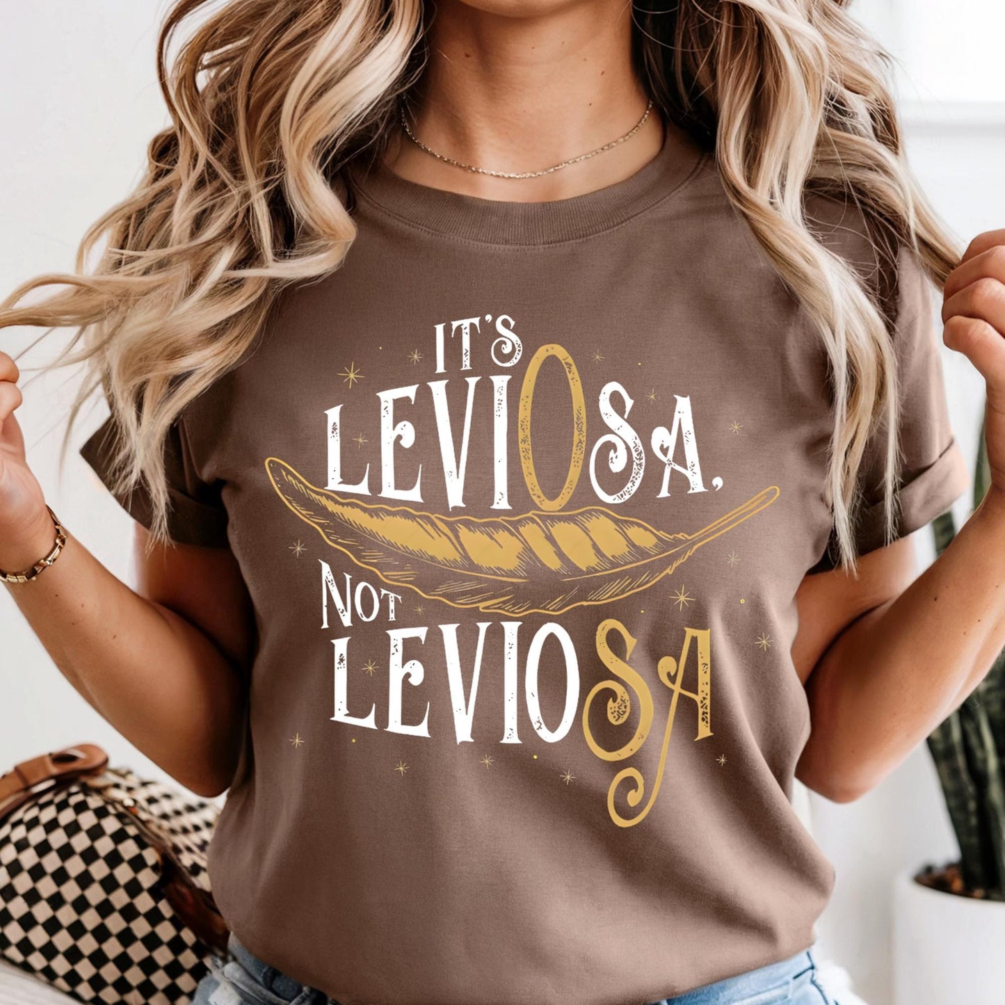 Comfort Colors® Magical Book Shirt, Its Leviosa Magic Feather Shirt - Wizard Fur Tee