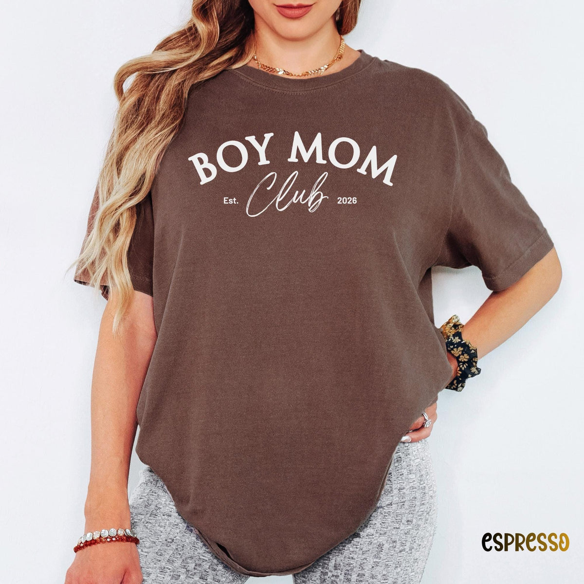 Boy Mom Club Shirt, Comfort Colors® Trendy Mama Tee, Mom of Boys Graphic T-Shirt, Cute Boy Mama Shirt, Gift for Mom