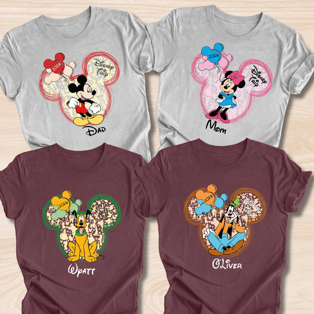 Custom Disney All Characters Shirts, Disney Family Shirt, Disneyworld Shirts, Disneyland Characters Shirt,