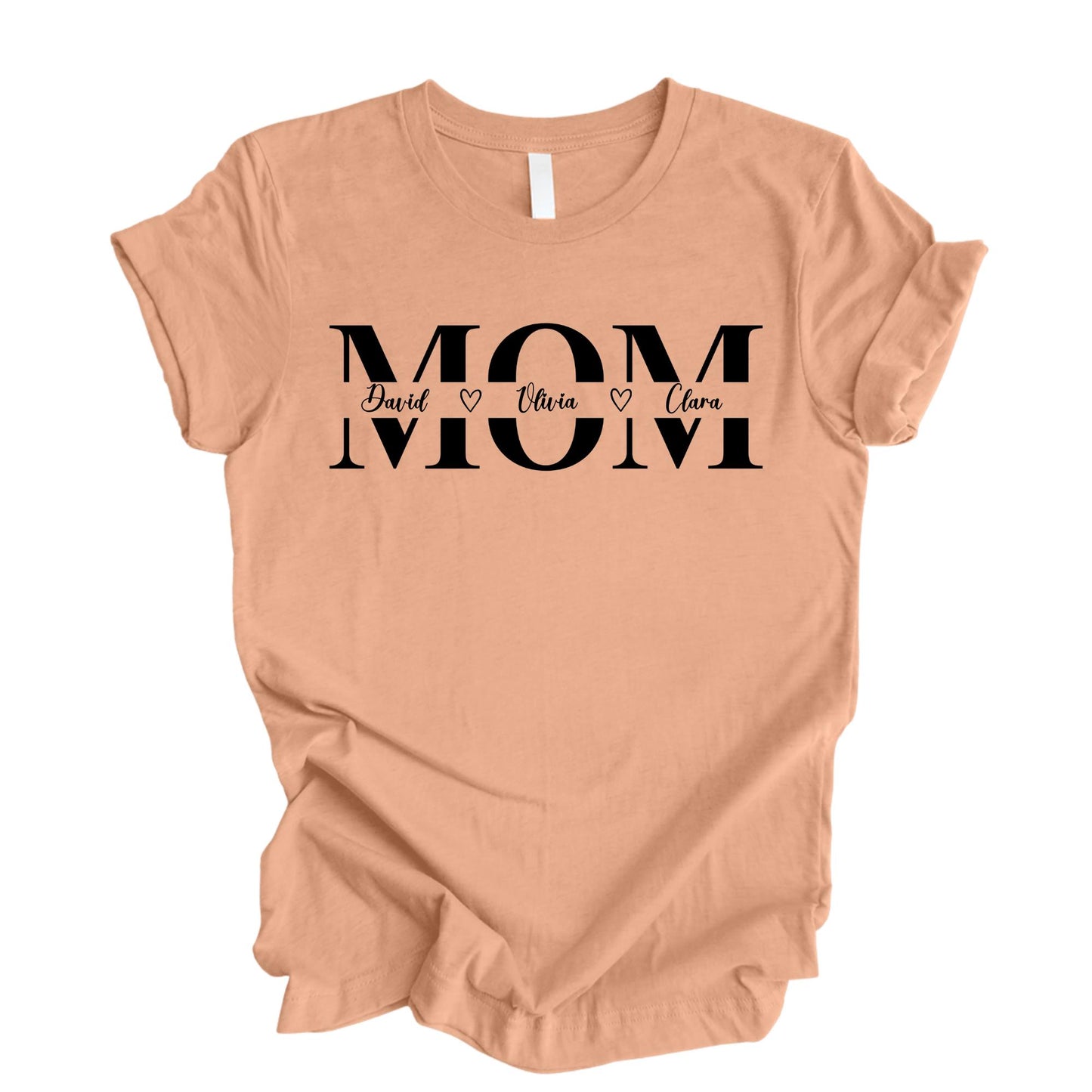 Personalized Mom Shirt, Mother's Day Gift, Custom Name Shirt, Children Name Mom Shirts