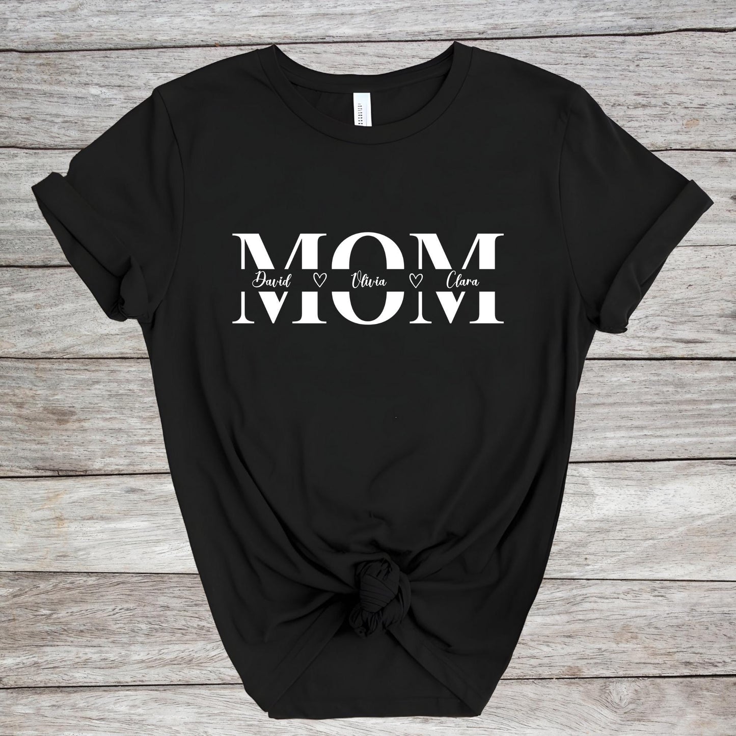 Personalized Mom Shirt, Mother's Day Gift, Custom Name Shirt, Children Name Mom Shirts