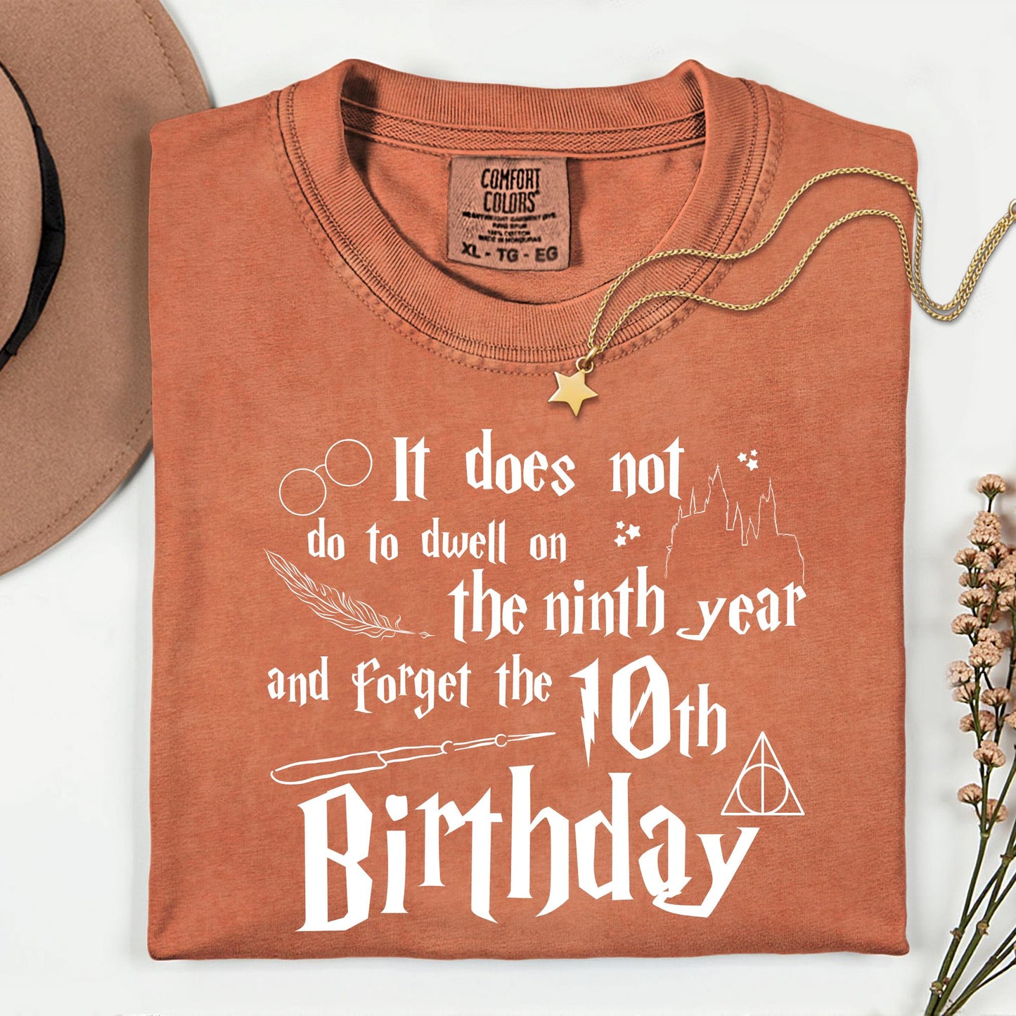 Custom Comfort Colors® Wizard Birthday Shirt: Personalized Bday Party Tee