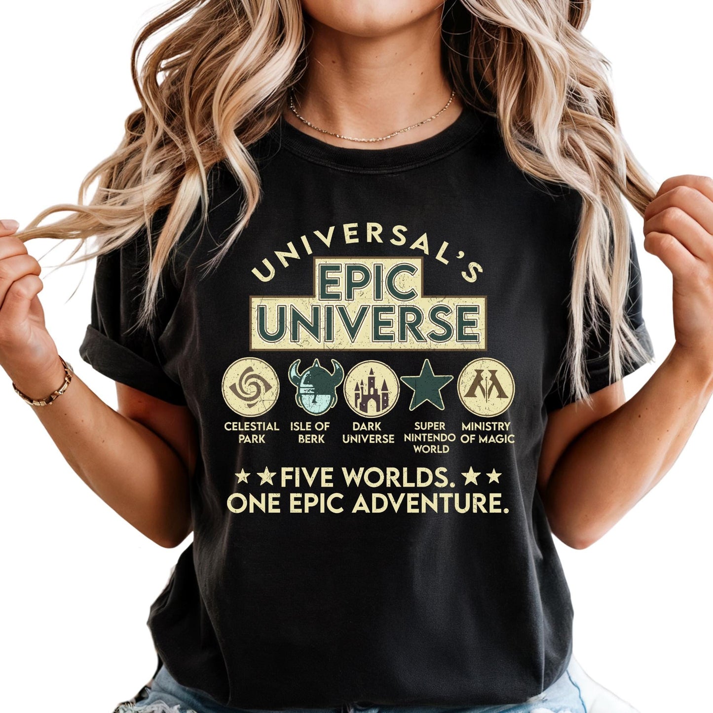 Comfort Colors® Universal's Epic Universe Shirt Disney Orlando Park Epic Universal Studios Shirts