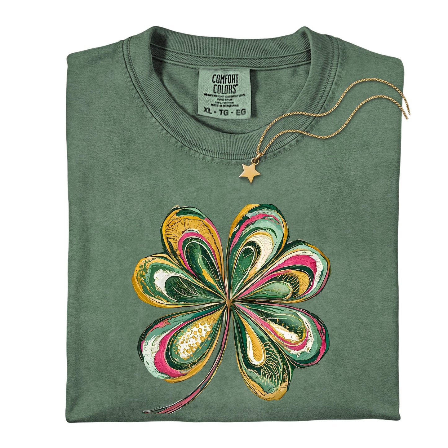 Comfort Colors® Retro Shamrock Shirt, Womens Shenanigans Tee, Cute St Patricks Day Gift