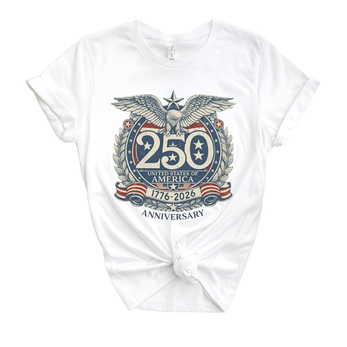 USA 250th Anniversary Shirt, American Flag Vintage T-Shirt, 250th Semiquincentennial Independence Day Tee, 4th of July Patriotic Gift