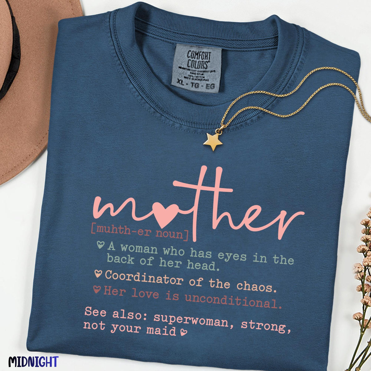 Comfort Colors® Mother Definition Shirt, Funny Mom Noun Tee, Mother’s Day Gift for Mom, Mama Life Shirt, Cute Mom Life Graphic Tee