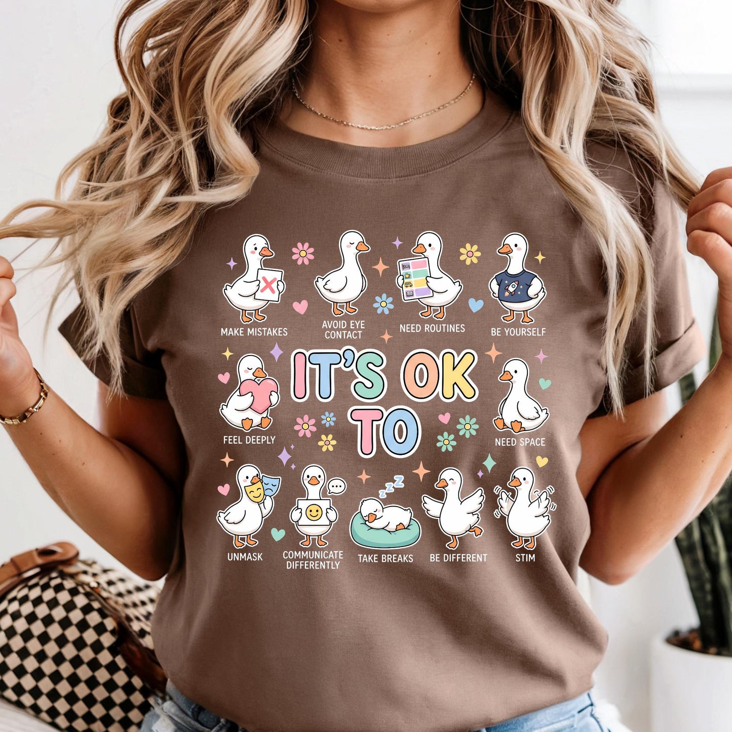 Comfort Colors® It's Okay to Silly Goose Shirt, Gift for Autism Teacher Shirt, Inclusion Shirts, Sped Team Silly Goose Tee