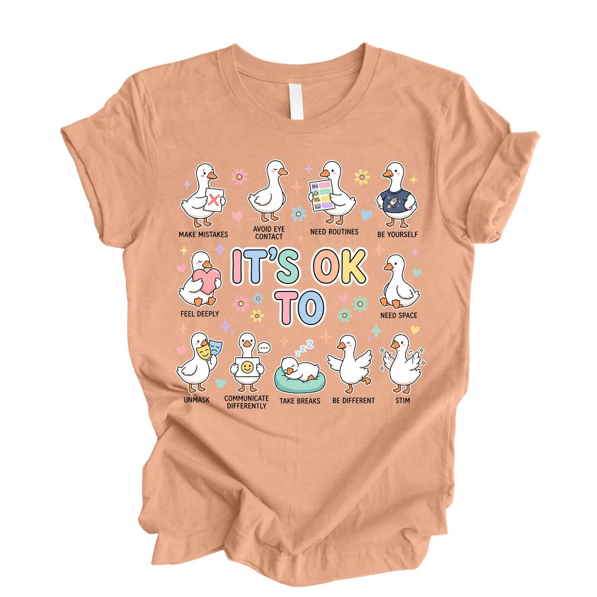 It's Okay to Silly Goose Shirt, Gift for Autism Teacher Shirts, Special Education Autism