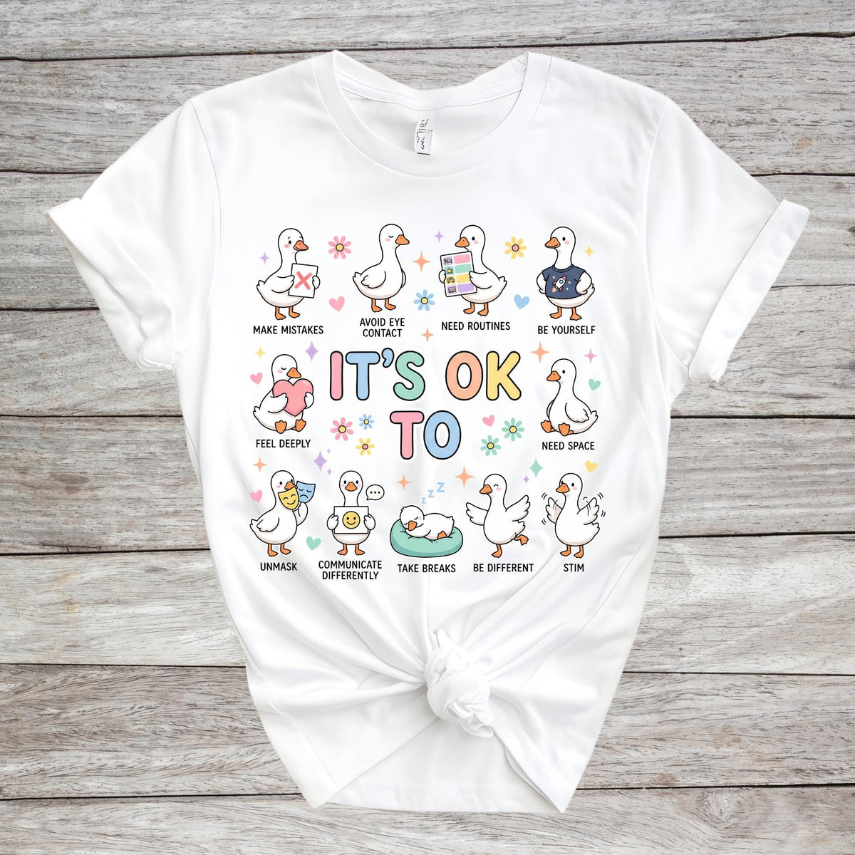 It's Okay to Silly Goose Shirt, Gift for Autism Teacher Shirts, Special Education Autism