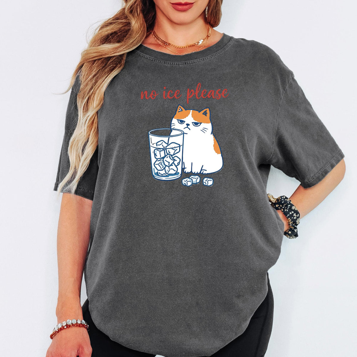 Comfort Colors® No ICE Cat Shirt, Pro Immigration Graphic Tee, Social Justice Feminist Protest Top, Unisex Statement Shirt