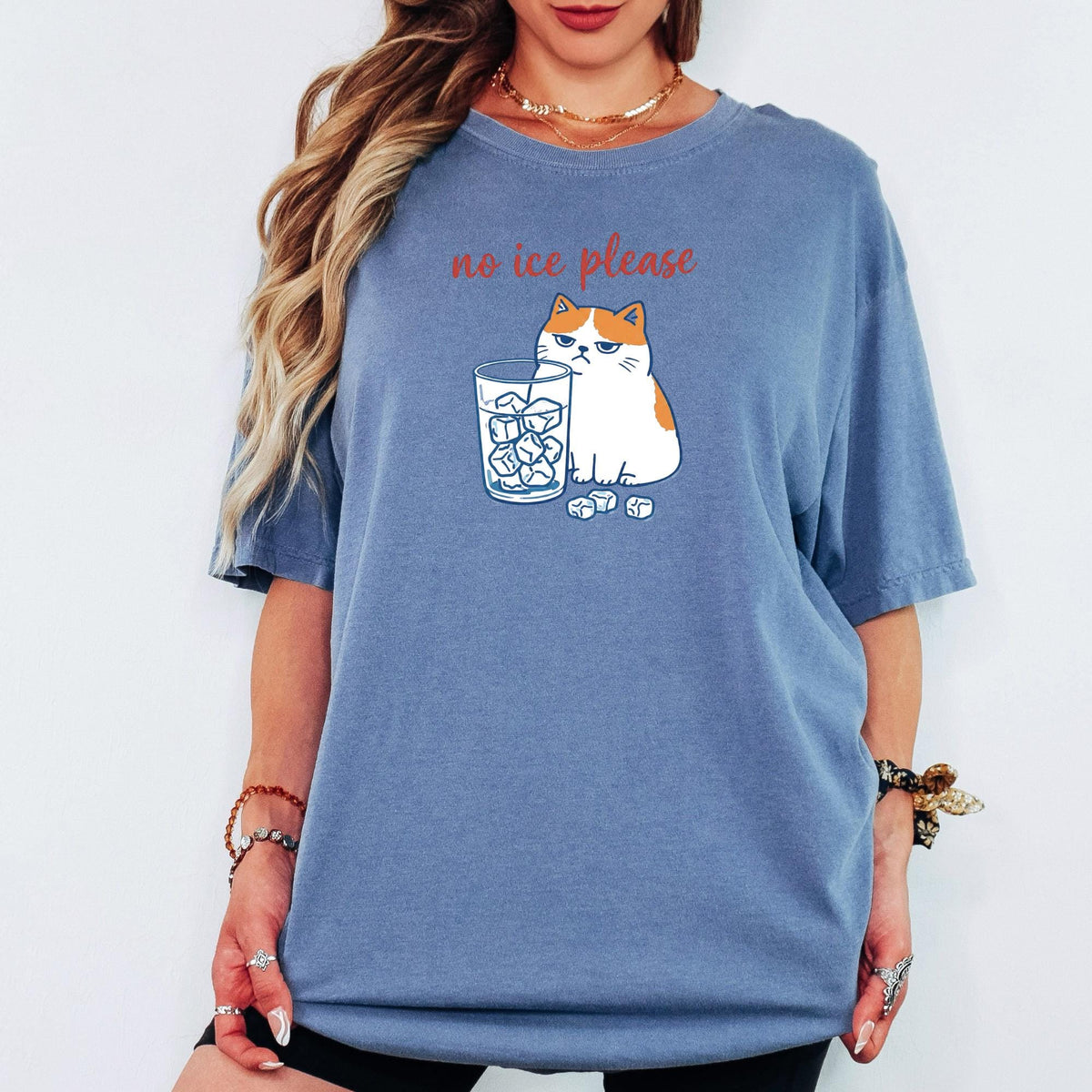 Comfort Colors® No ICE Cat Shirt, Pro Immigration Graphic Tee, Social Justice Feminist Protest Top, Unisex Statement Shirt