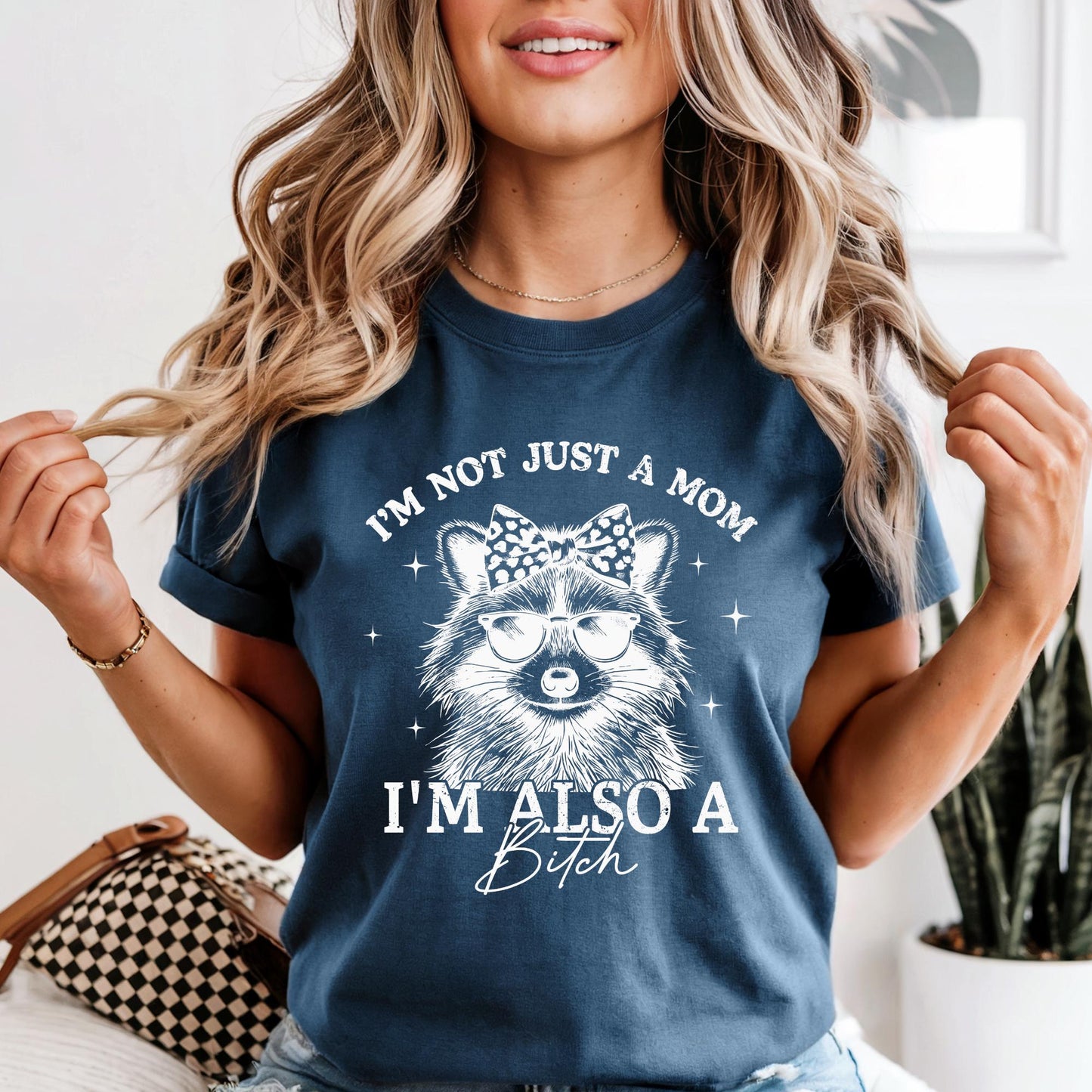 I’m Not Just a Mom I’m Also a Bitch Shirt, Funny Mom Life Shirts, Sarcastic Mother Gift, Vintage Mama Tee