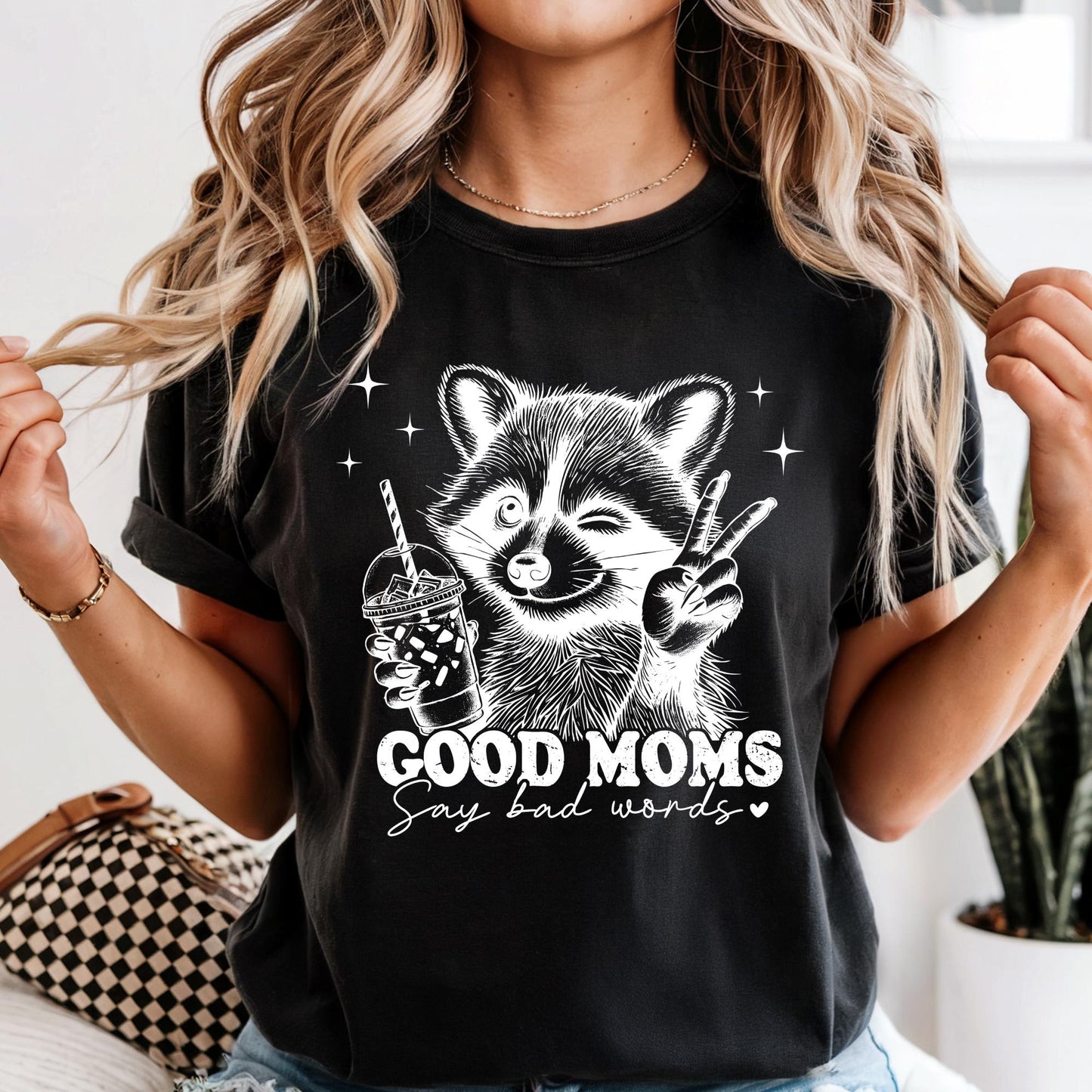 Good Moms Say Bad Words Comfort Colors Shirt, Mama Shirts, Funny Mother Gift, Sarcastic Mom Shirt, Gift for Mother's Day