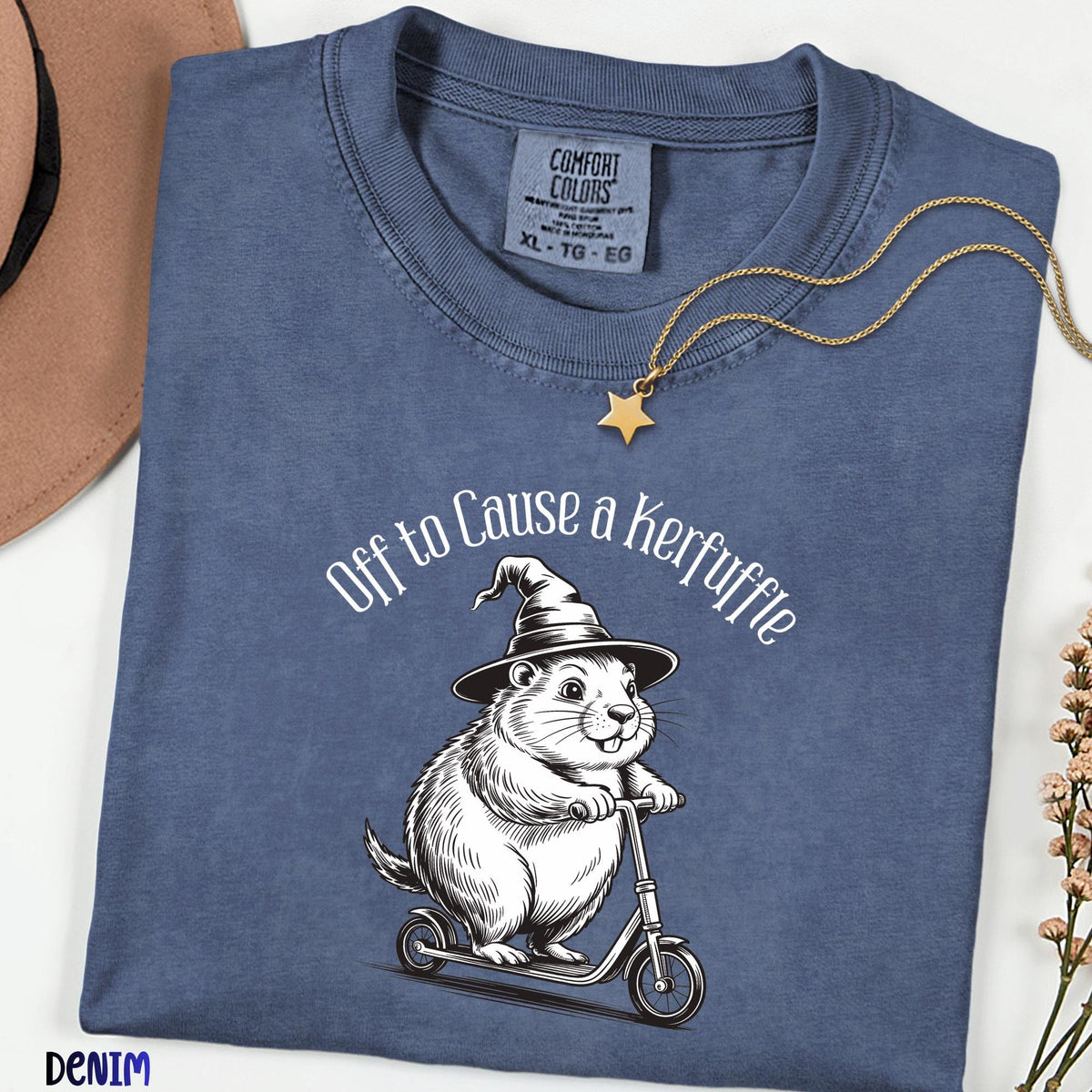 Comfort Colors®  Honey Badger Kerfuffle Tee, Funny Meme Shirt, Sarcastic Graphic T-Shirt, Weird Humor Gift