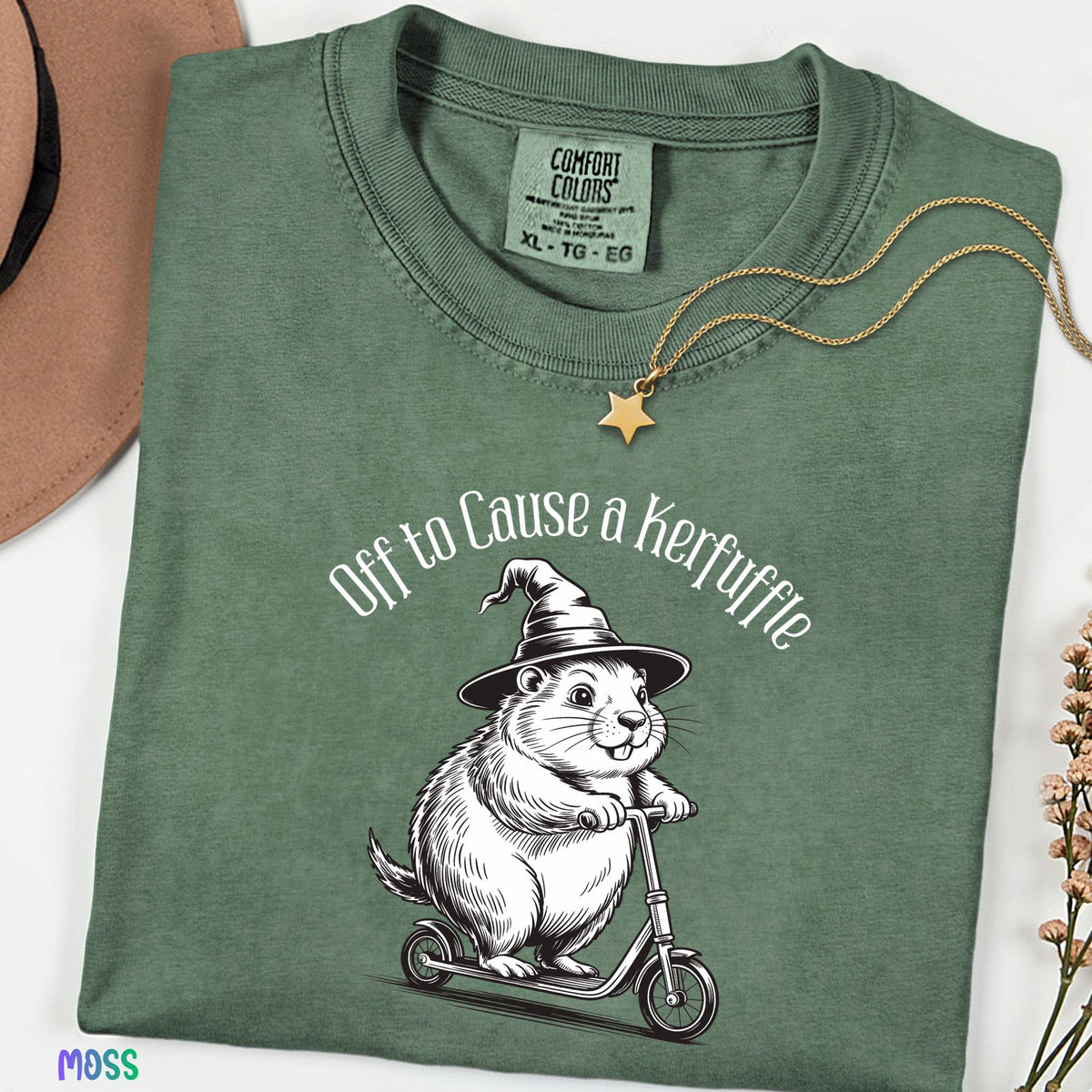 Comfort Colors®  Honey Badger Kerfuffle Tee, Funny Meme Shirt, Sarcastic Graphic T-Shirt, Weird Humor Gift
