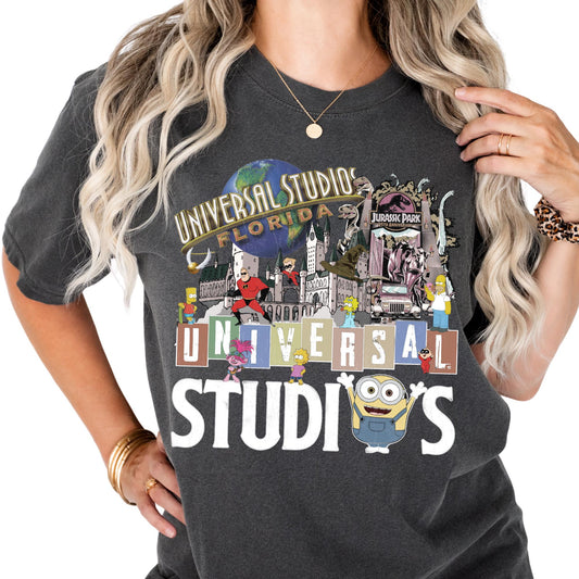 Personalized Florida Universal Studios Shirt, Comfort Colors® Orlando Universal Studios Family Tee, Custom Disney Trip 2026 Shirts