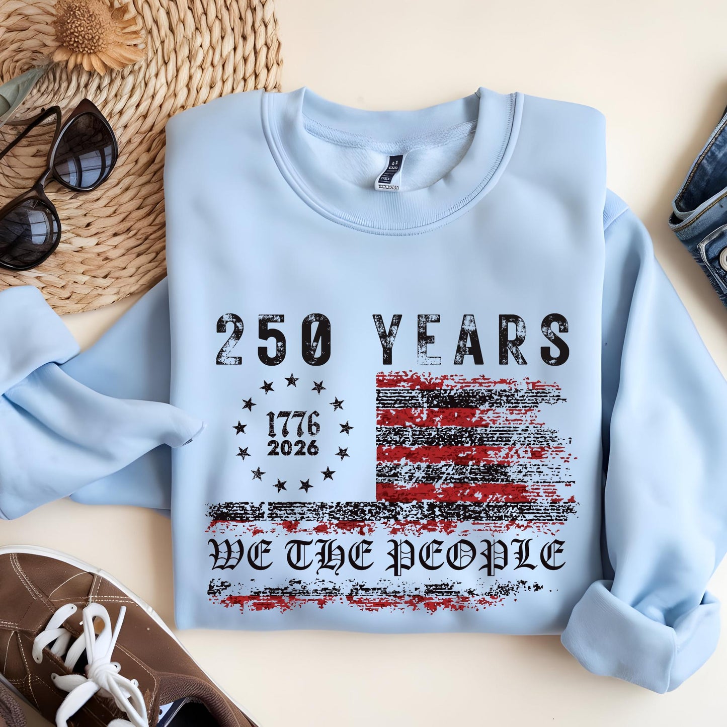250th America Anniversary Shirt, US 250 Years Sweatshirt, We The People Shirt, Vintage Independence Day Hoodie