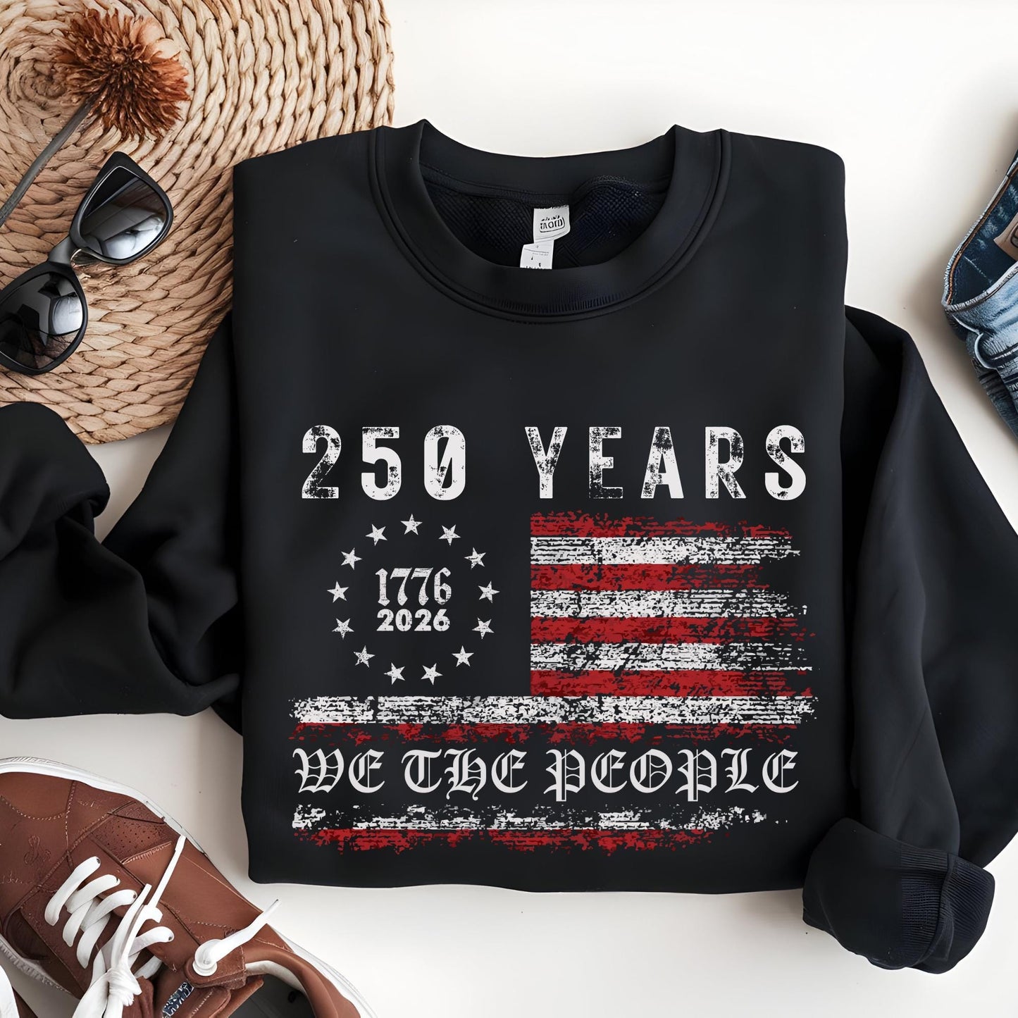 250th America Anniversary Shirt, US 250 Years Sweatshirt, We The People Shirt, Vintage Independence Day Hoodie