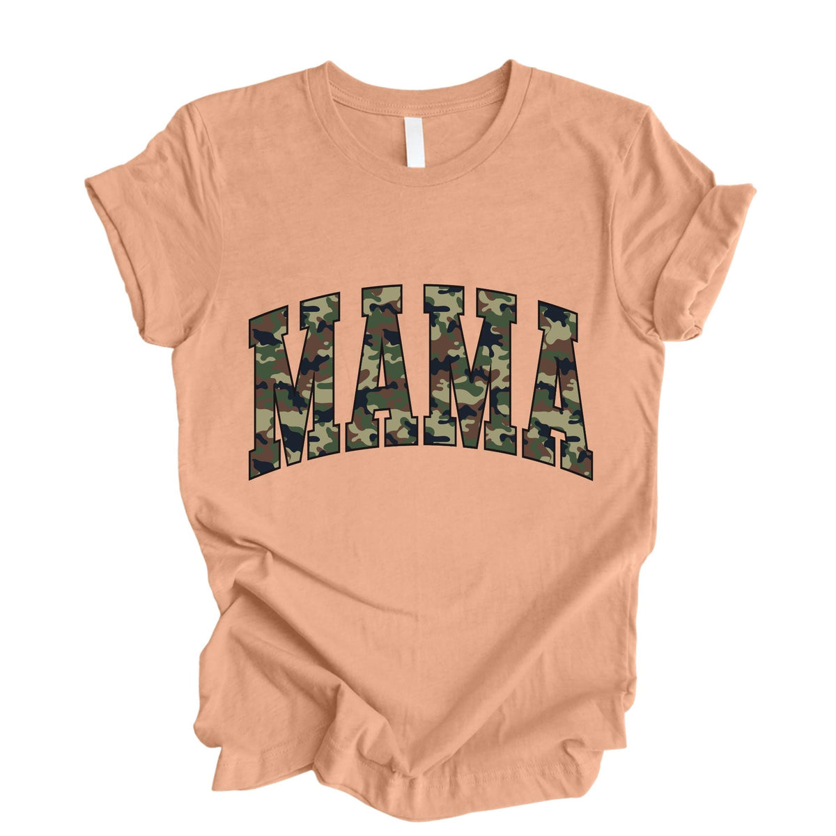 Camo Mama Varsity Mother’s Day Comfort Colors® T-Shirt