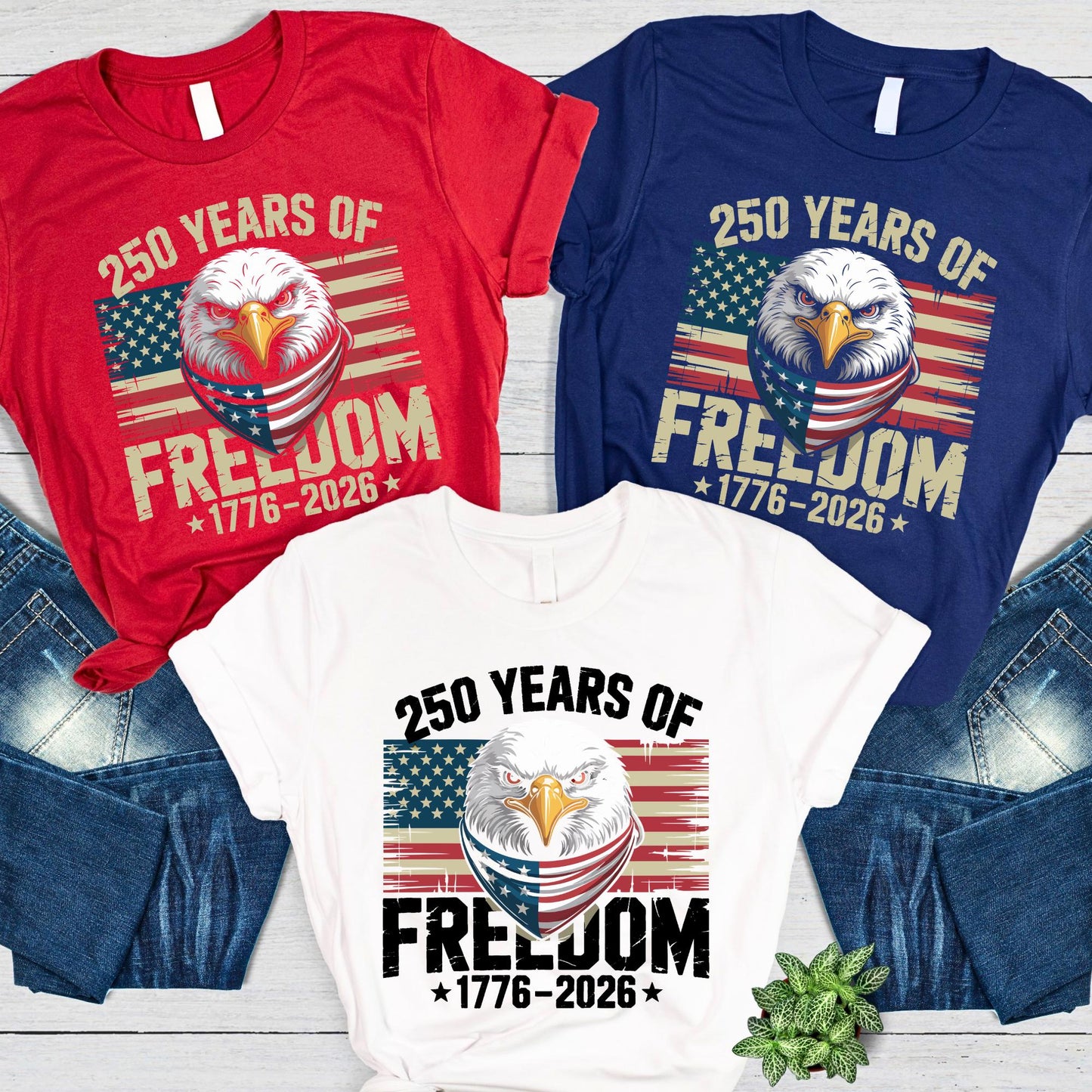 250 Years of America Shirt, America 250th Anniversary Shirt 1776-2026, Patriotic Eagle American Flag Shirt, Semiquincentennial Gift