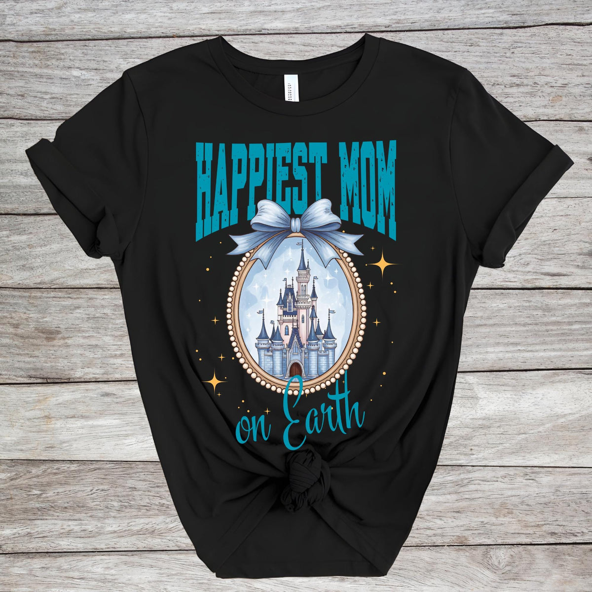 Castle Bow Mama Shirt, Coquette Mom Tee, Theme Park Family Trip Shirt, Happiest Mom Tee, Mothers Day Gift for Mom