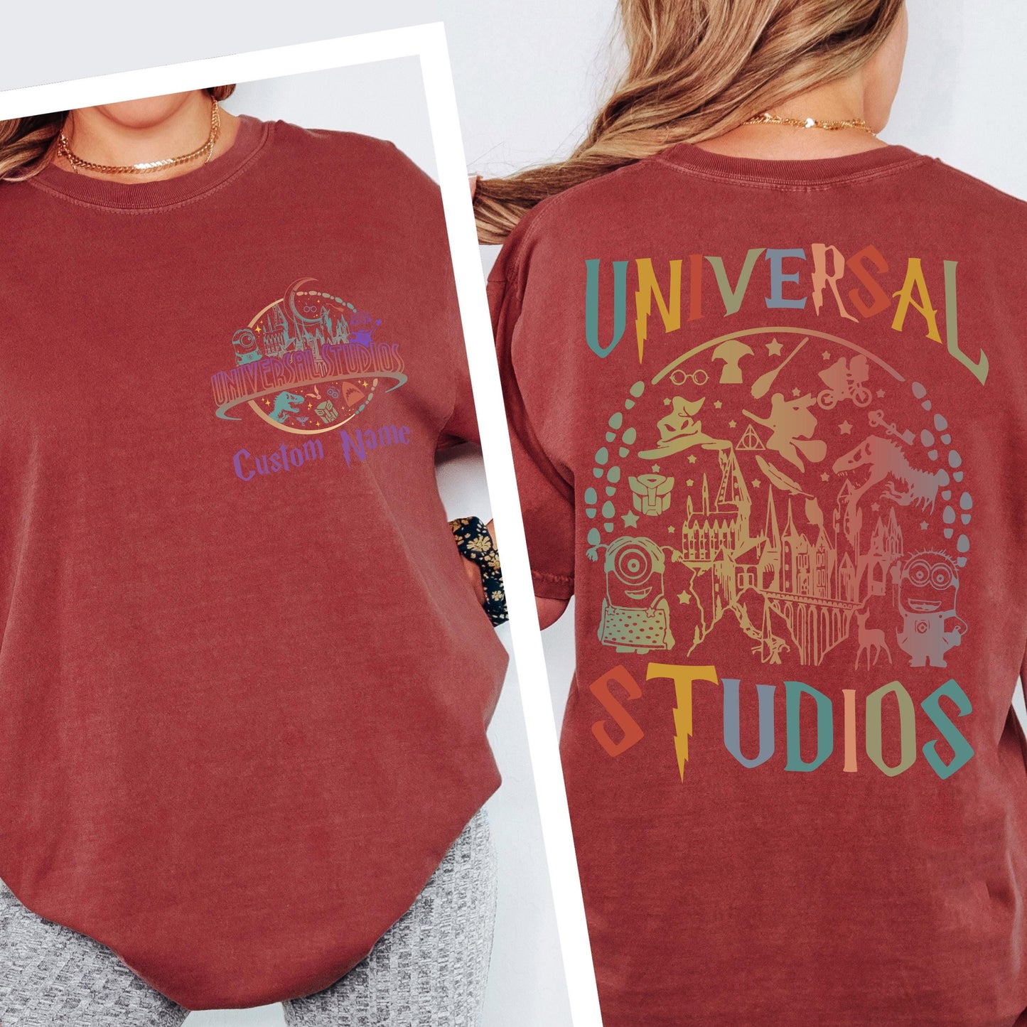 Personalized Universal Studios Shirt Comfort Colors® Retro Disney Universal Studios Shirt, Disneyworld Shirt