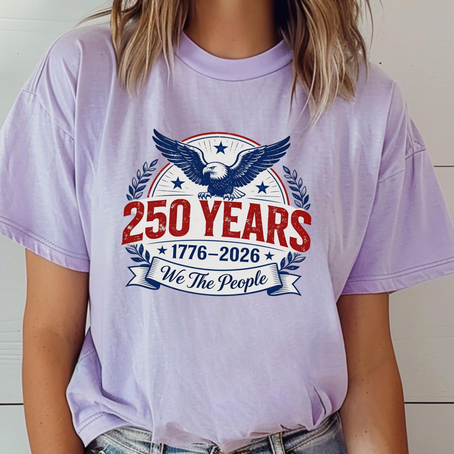 250th America Anniversary Comfort Colors® Shirt – Retro 1776-2026 Patriotic Tee
