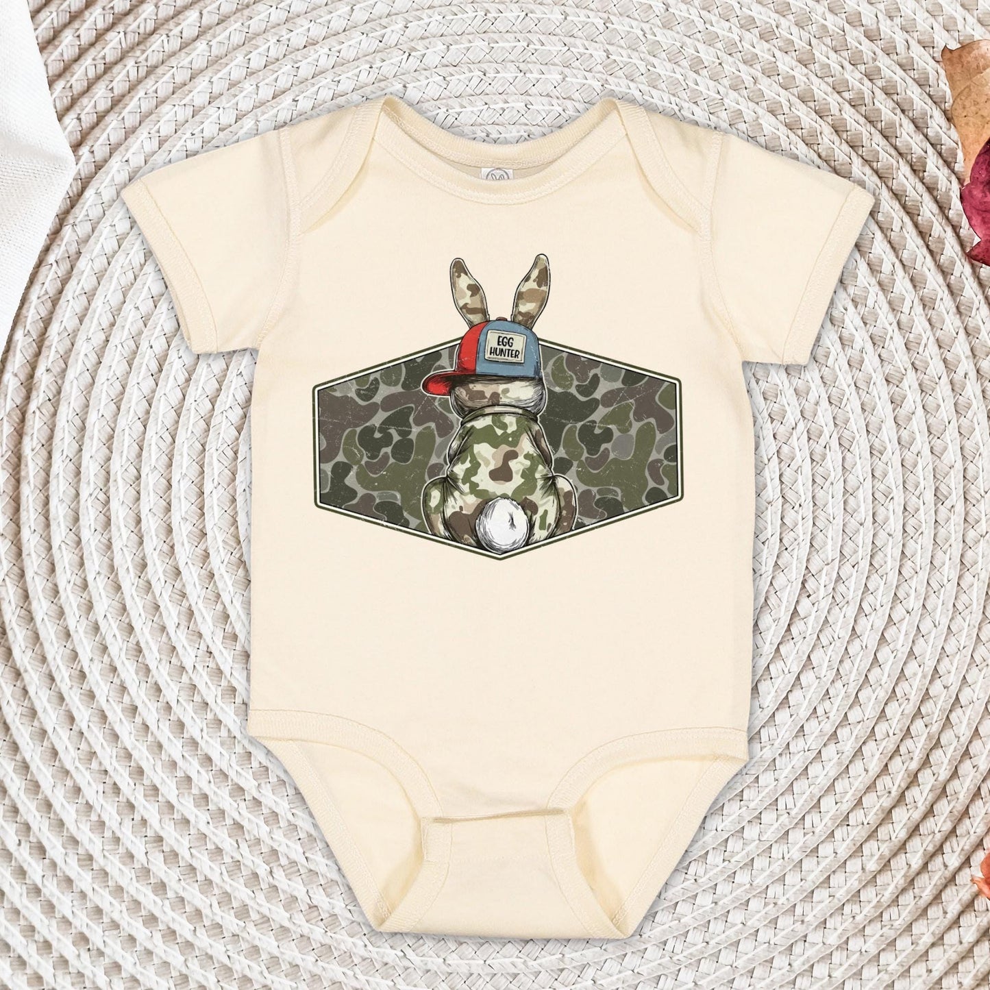 Custom Camo Easter Kids Shirt - Easter Day Toddler Tee - Matching Sibling Cousin Egg Hunting Youth & Toddler Tees