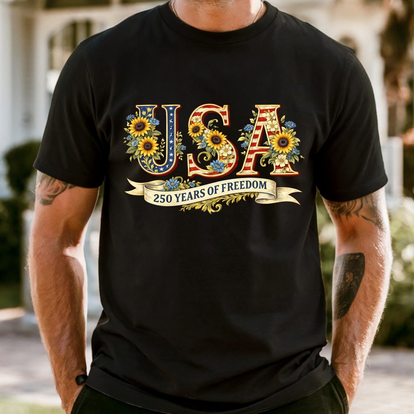 Retro Usa 250 Shirt Comfort Colors® Independence Day Shirt, Celebrate 250th Anniversary Shirt Usa Flag Tee 4th of July Shirt