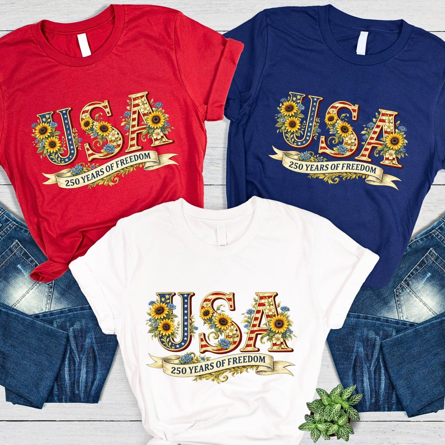 250 of Freedom USA Shirt, Independence Day Shirt, Celebrate 250th Anniversary Shirt Usa Flag Tee 4th of July Shirt Patriotic Gift
