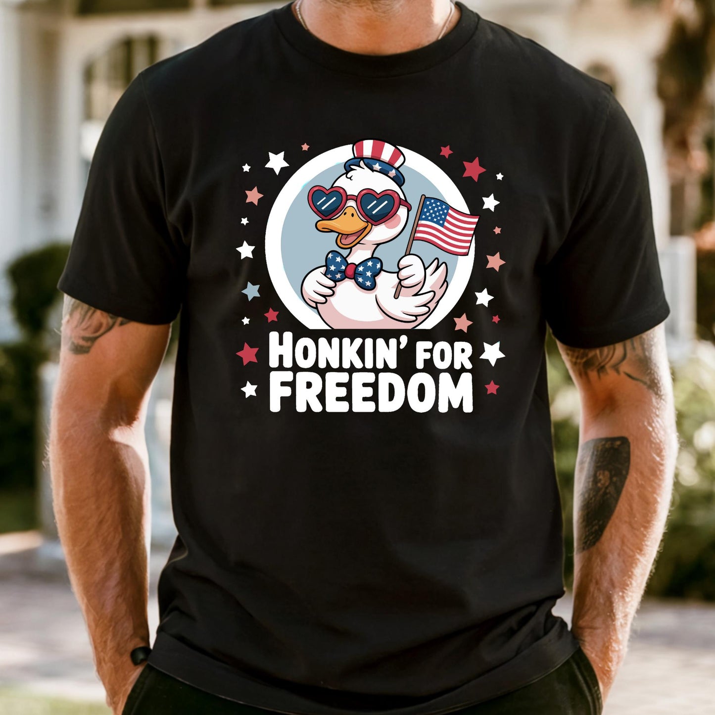 Honkin For Freedom Shirt Comfort Colors® Funny 4th of July T-shirt