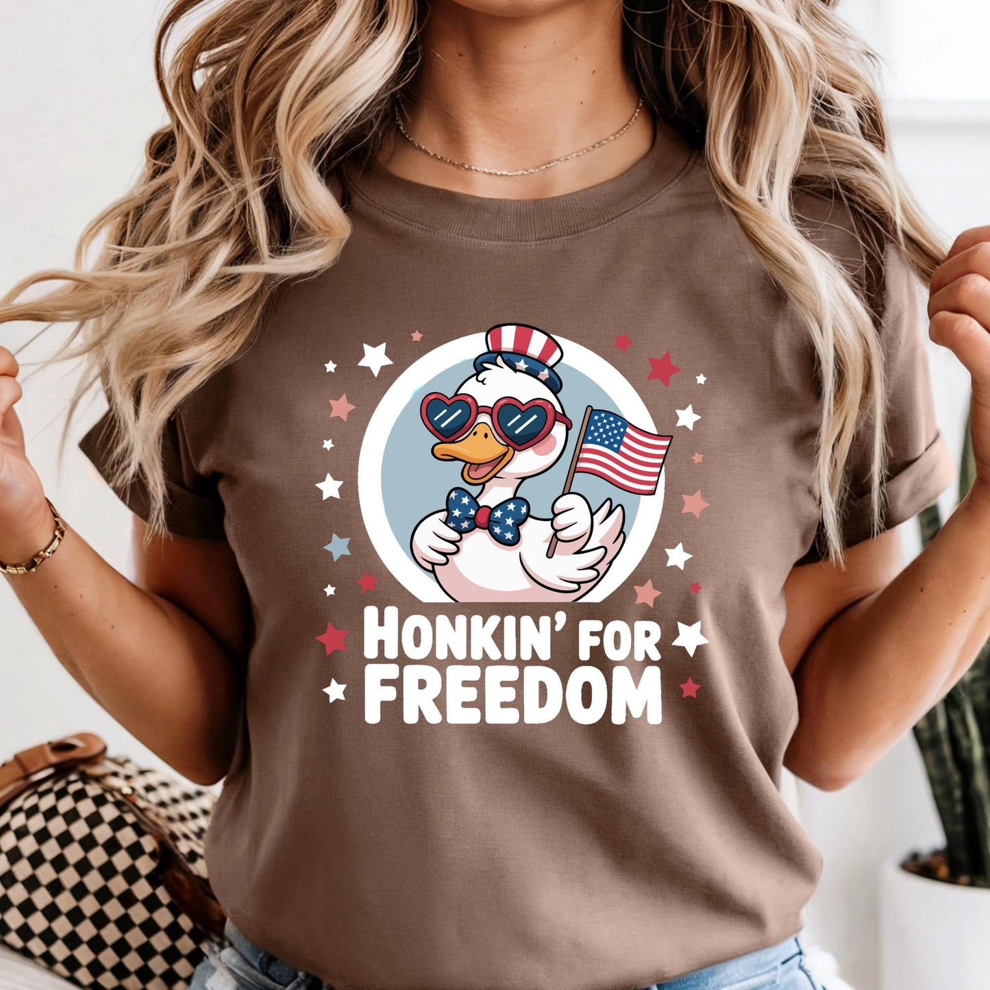 Honkin For Freedom Shirt Comfort Colors® Funny 4th of July T-shirt