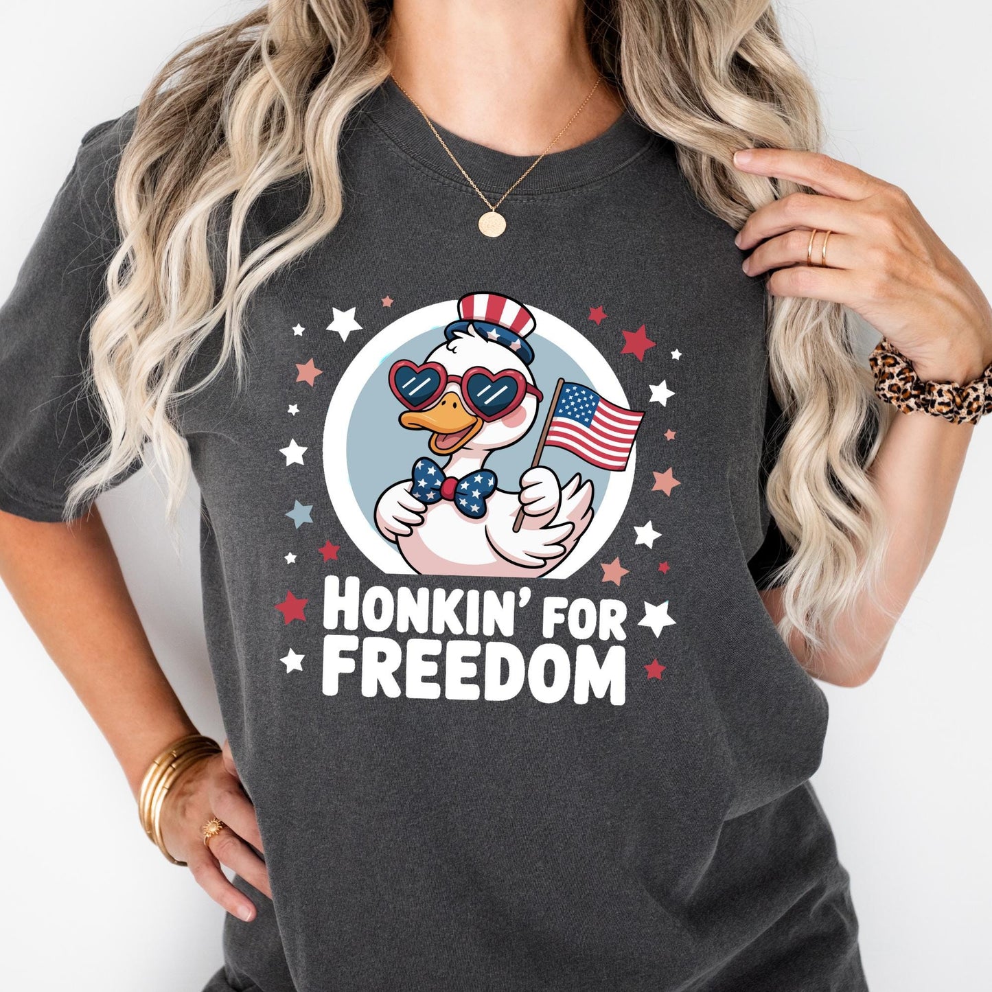 Honkin For Freedom Shirt Comfort Colors® Funny 4th of July T-shirt